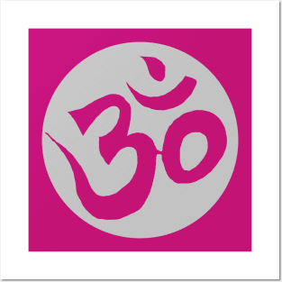 Sacred Spiritual Awakening Om Symbol Posters and Art